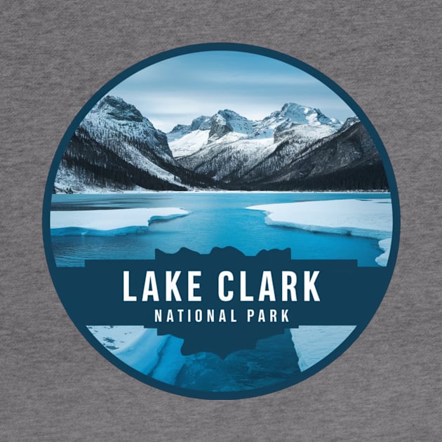 Lake Clark Round Emblem by Perspektiva